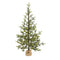 4’ Fraser Fir “Natural Look” Artificial Christmas Tree with 100 Clear LED Lights, a Burlap Base and 403 Bendable Branches-Christmas Tree-Parc Decor