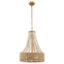 4-Light Golden Bohemian Dry Rated Chandelier