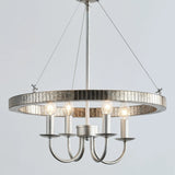 4-Light Iron Modern Island Pendant Lighting with Acrylic Lens
