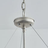 4-Light Iron Modern Island Pendant Lighting with Acrylic Lens