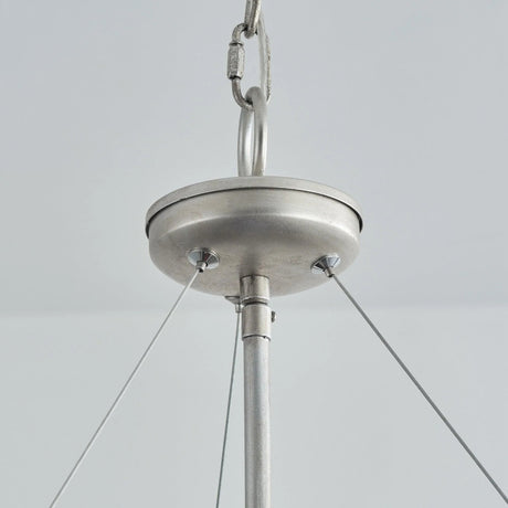 4-Light Iron Modern Island Pendant Lighting with Acrylic Lens