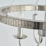 4-Light Iron Modern Island Pendant Lighting with Acrylic Lens