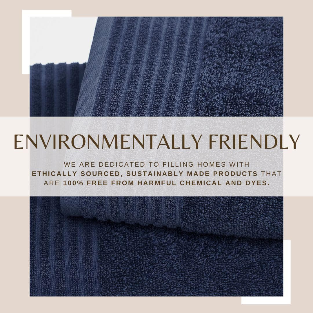 4 Pack Cotton Bath Towels - Kasper Collection-Bath Towels-Parc Decor