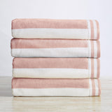 4 Pack Striped Cabana Oversized Beach Towel - Edgartown-Beach Towels-Parc Decor