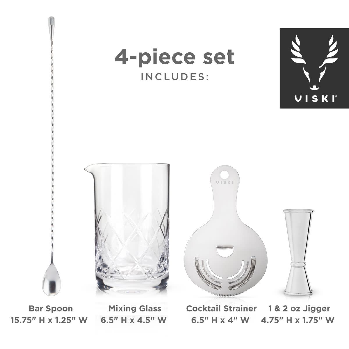 4-Piece Harrison Barware Set-product_type::barware_sets-Parc Decor