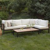 4-Piece Jane Outdoor Patio Conversation Set with Cushions-Outdoor-Parc Decor