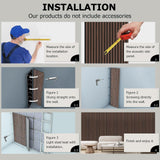 4-Piece Pack Veneer Sound Acoustic Wood Wall Panels-隔音板-Parc Decor