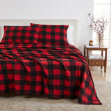 4-Piece Printed Fleece Sheet - Dara Collection-Sheets-Parc Decor