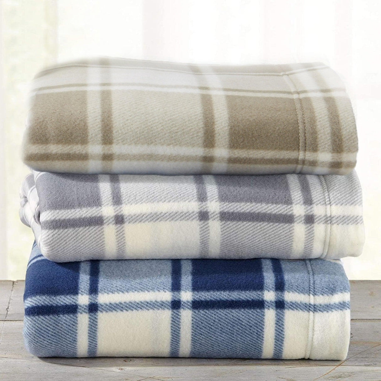 4-Piece Printed Fleece Sheet - Dara Collection-Sheets-Parc Decor