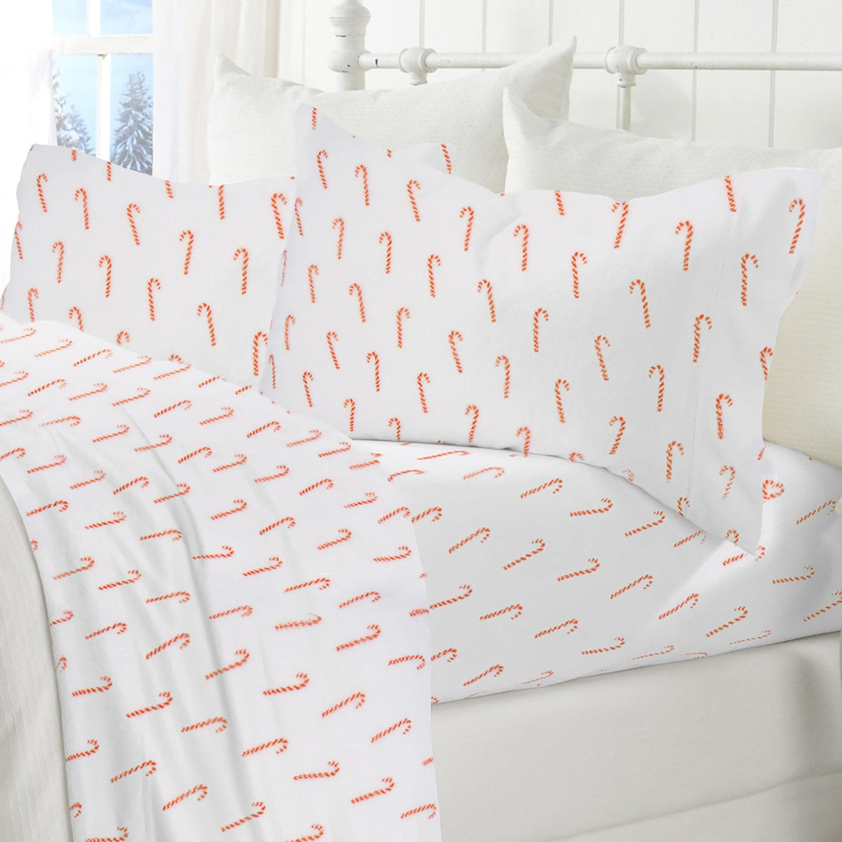 4-Piece Printed Plush Sheet - Velvet Luxe Collection-Sheets-Parc Decor