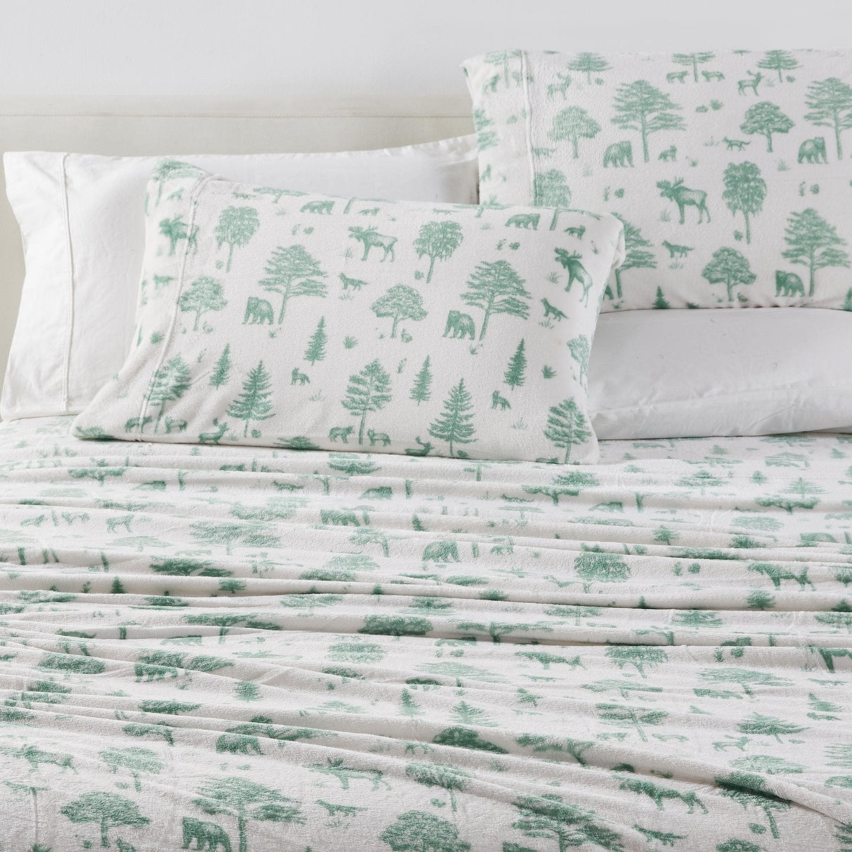 4-Piece Printed Plush Sheet - Velvet Luxe Collection-Sheets-Parc Decor