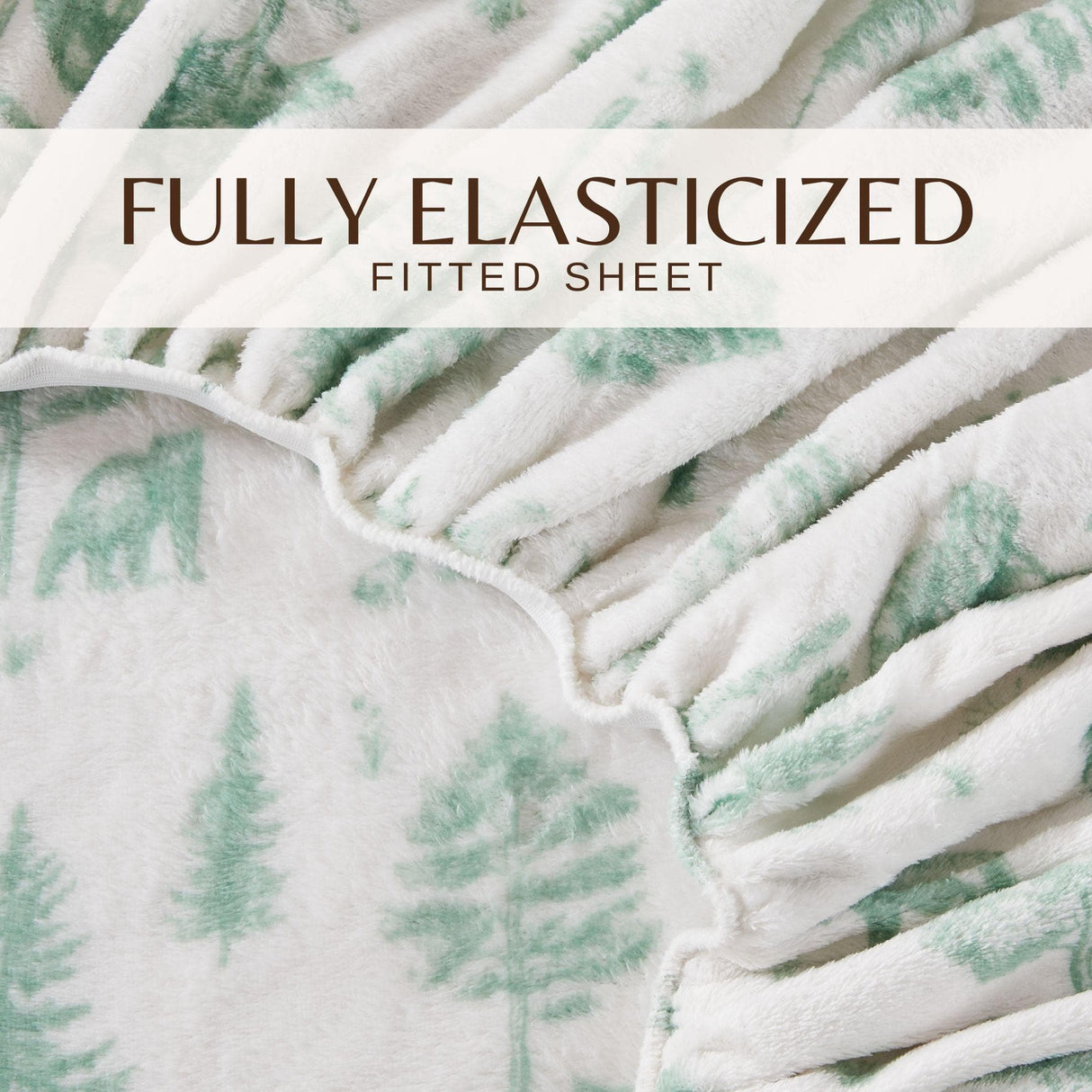 4-Piece Printed Plush Sheet - Velvet Luxe Collection-Sheets-Parc Decor