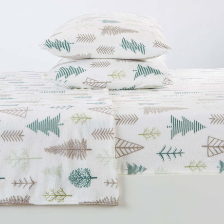 4-Piece Printed Plush Sheet - Velvet Luxe Collection-Sheets-Parc Decor