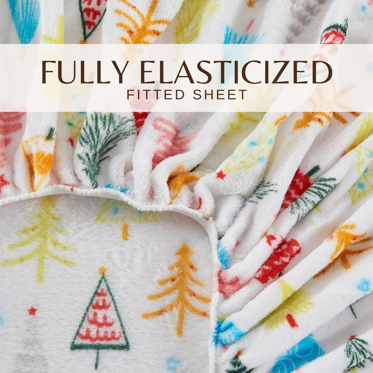 4-Piece Printed Plush Sheet - Velvet Luxe Collection-Sheets-Parc Decor