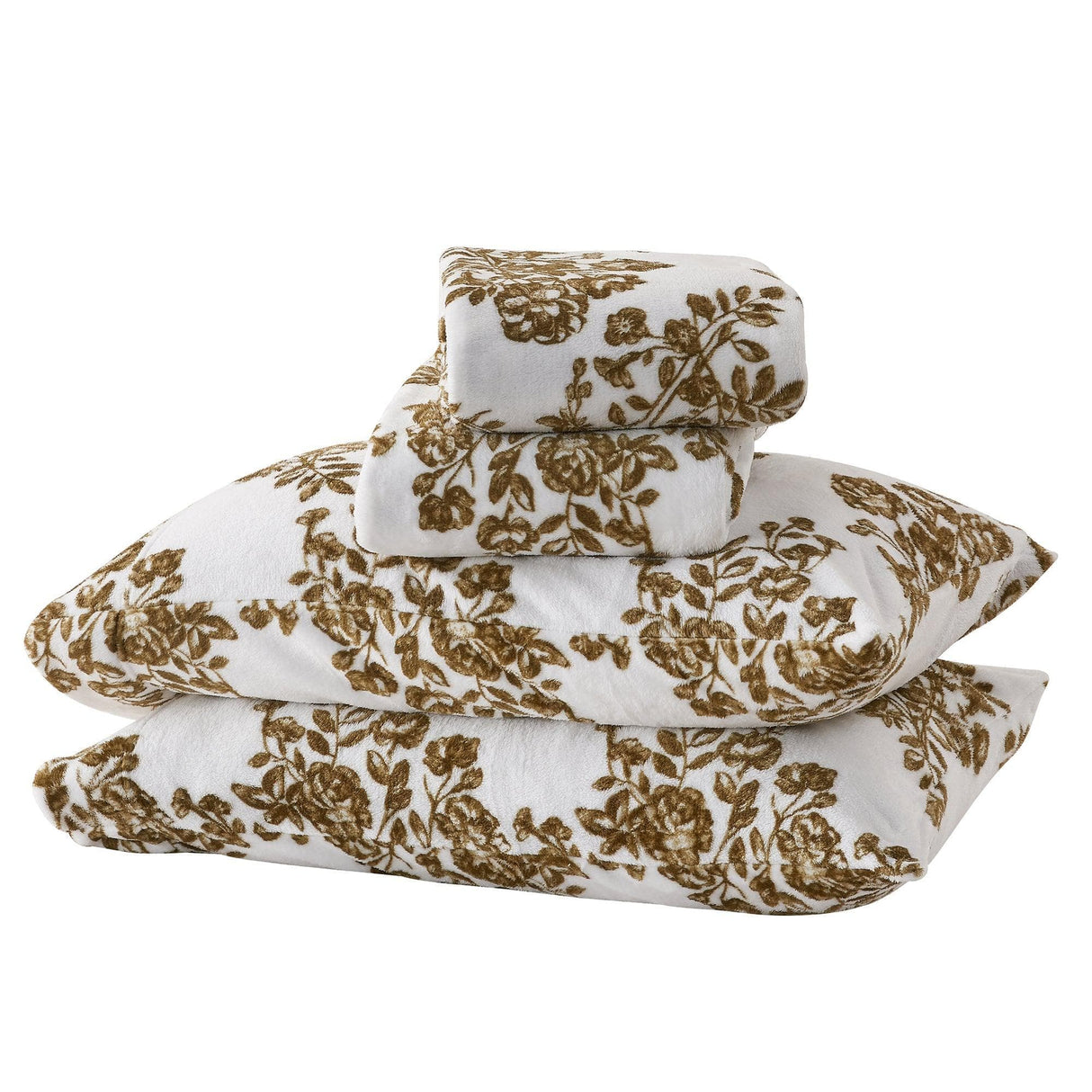 4-Piece Printed Plush Sheet - Velvet Luxe Collection-Sheets-Parc Decor