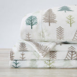 4-Piece Printed Plush Sheet - Velvet Luxe Collection-Sheets-Parc Decor