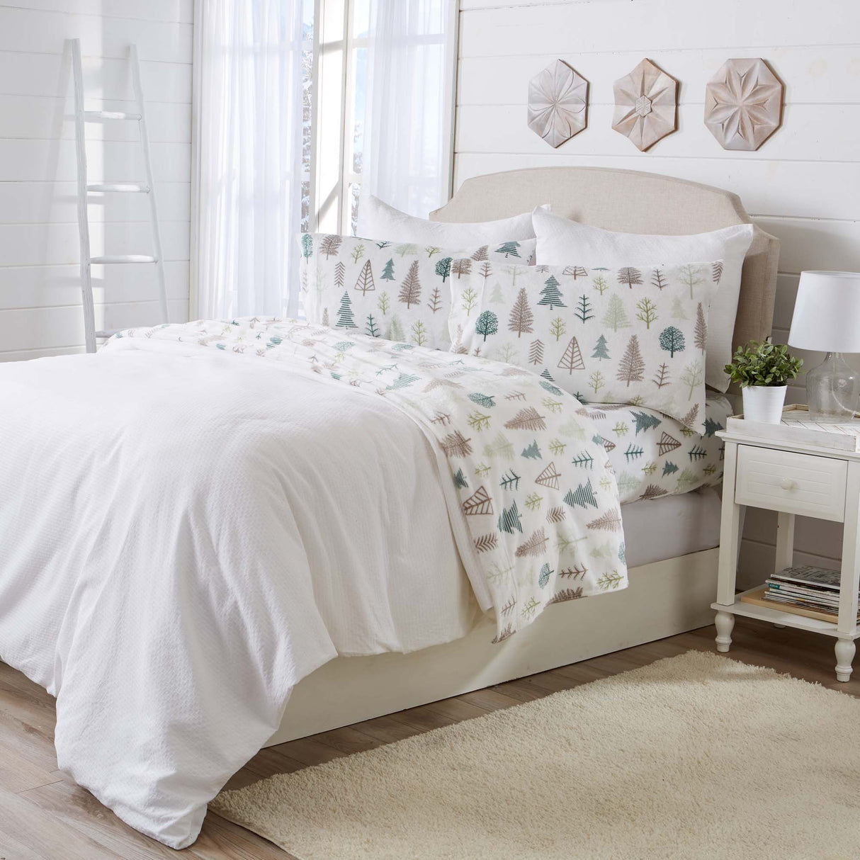 4-Piece Printed Plush Sheet - Velvet Luxe Collection-Sheets-Parc Decor