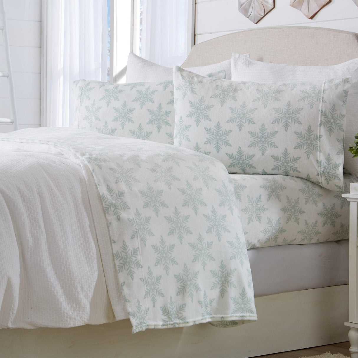 4-Piece Printed Plush Sheet - Velvet Luxe Collection-Sheets-Parc Decor