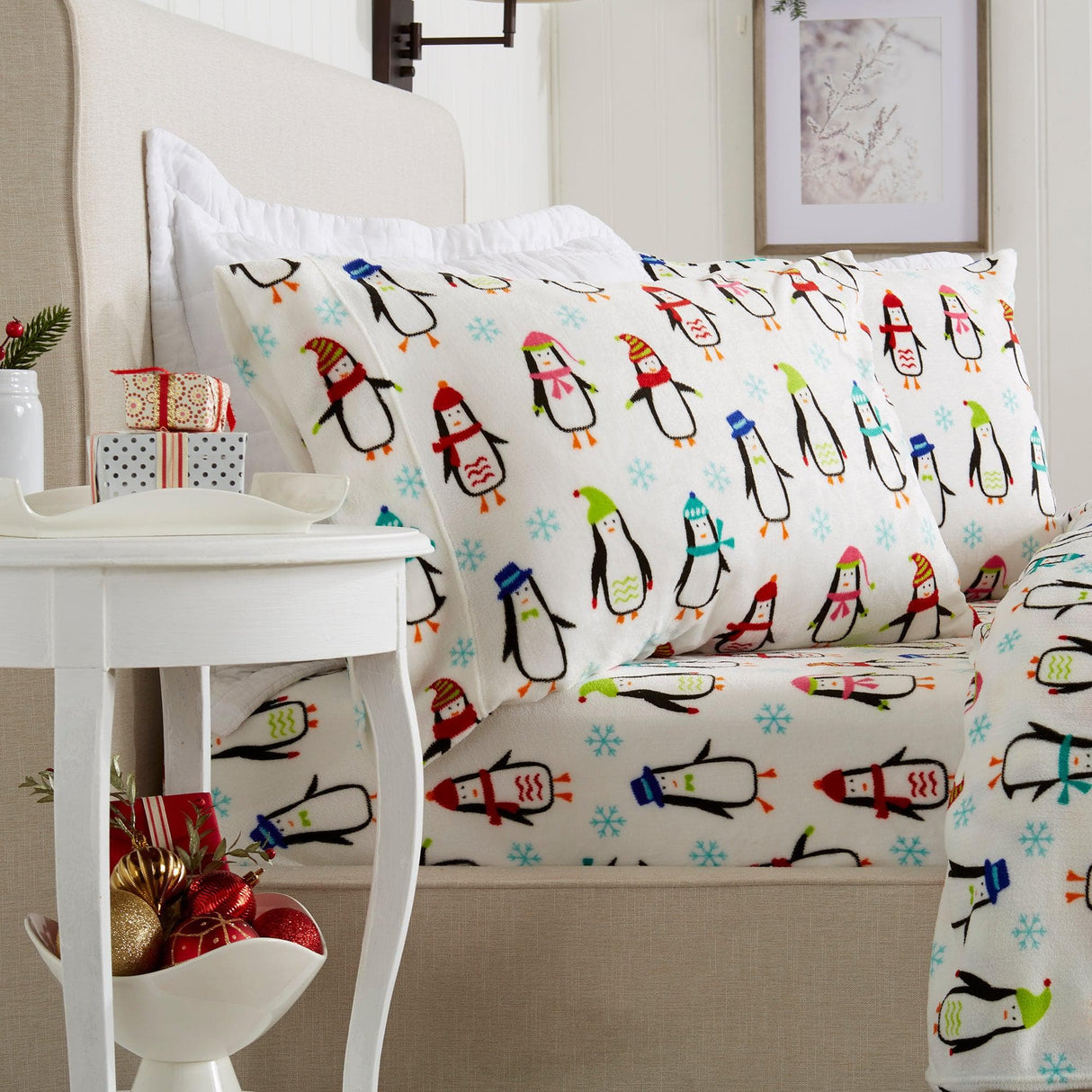 4-Piece Printed Plush Sheet - Velvet Luxe Collection-Sheets-Parc Decor