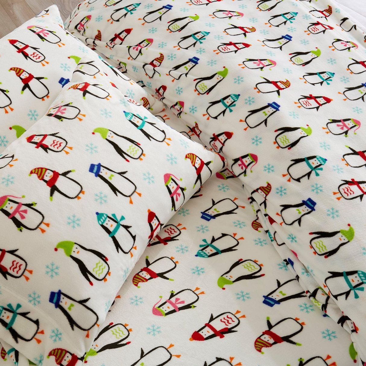 4-Piece Printed Plush Sheet - Velvet Luxe Collection-Sheets-Parc Decor