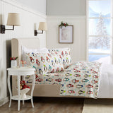 4-Piece Printed Plush Sheet - Velvet Luxe Collection-Sheets-Parc Decor