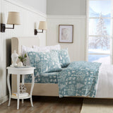 4-Piece Printed Plush Sheet - Velvet Luxe Collection-Sheets-Parc Decor