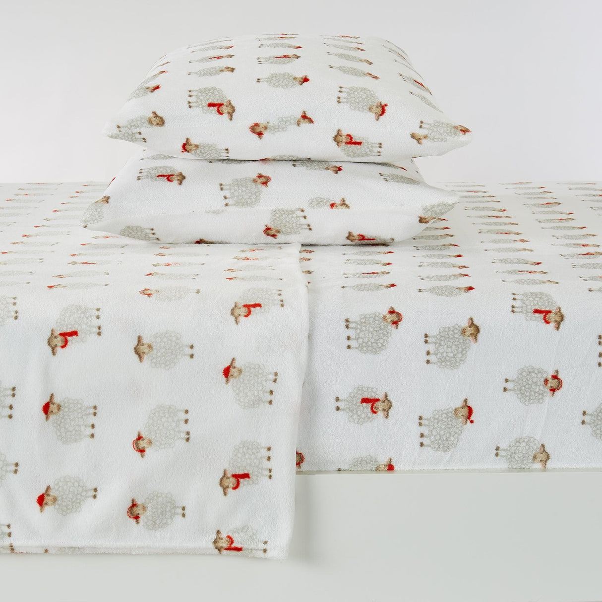 4-Piece Printed Plush Sheet - Velvet Luxe Collection-Sheets-Parc Decor