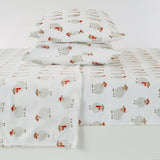 4-Piece Printed Plush Sheet - Velvet Luxe Collection-Sheets-Parc Decor