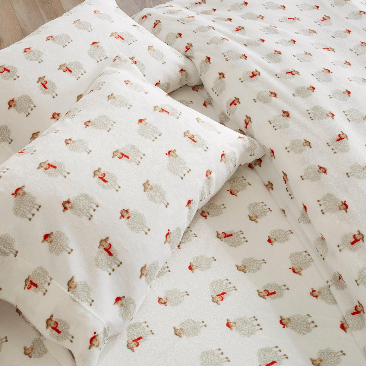 4-Piece Printed Plush Sheet - Velvet Luxe Collection-Sheets-Parc Decor