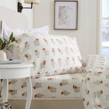 4-Piece Printed Plush Sheet - Velvet Luxe Collection-Sheets-Parc Decor