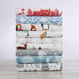 4-Piece Printed Plush Sheet - Velvet Luxe Collection-Sheets-Parc Decor