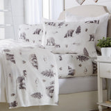 4-Piece Printed Plush Sheet - Velvet Luxe Collection-Sheets-Parc Decor