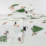 4-Piece Printed Plush Sheet - Velvet Luxe Collection-Sheets-Parc Decor