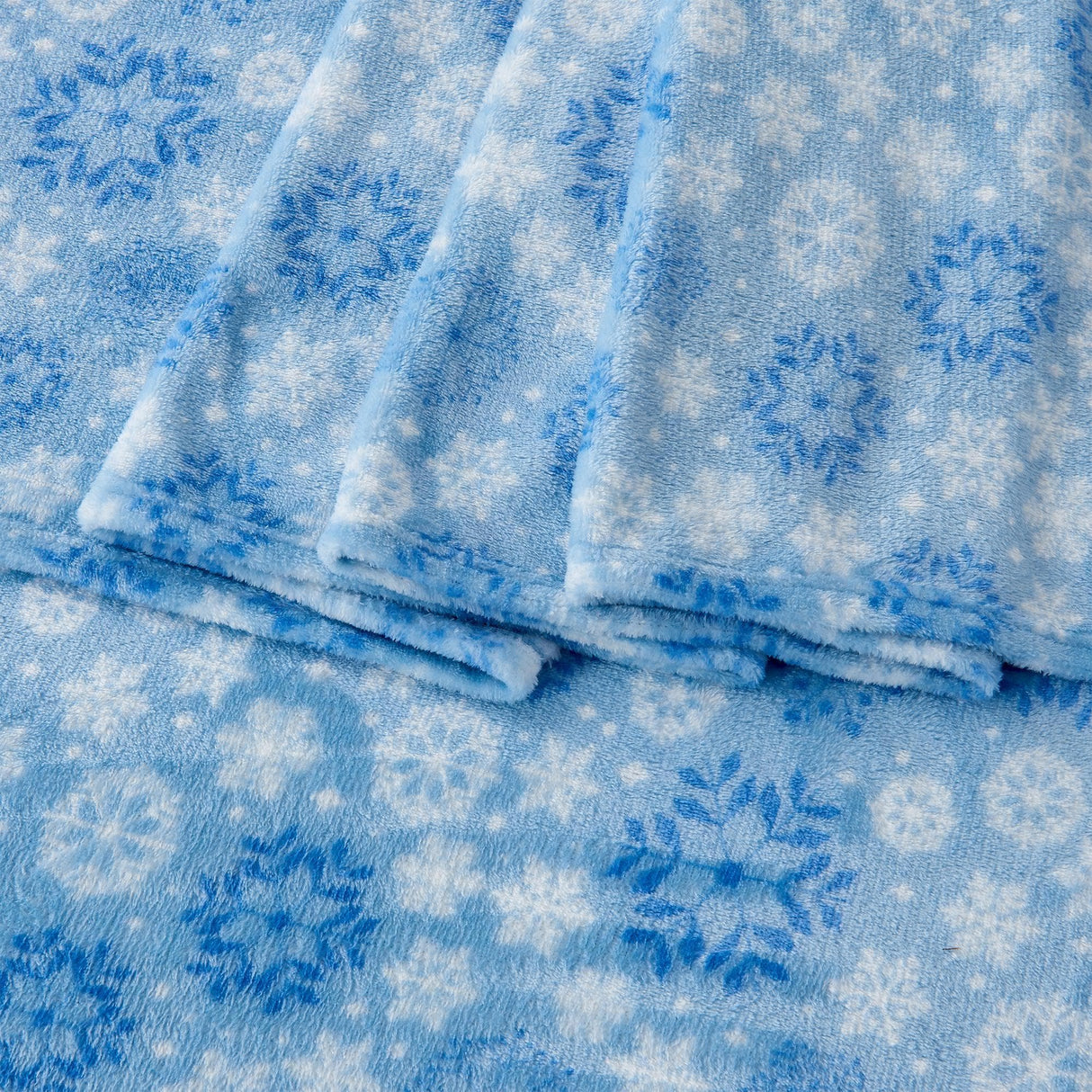 4-Piece Printed Plush Sheet - Velvet Luxe Collection-Sheets-Parc Decor