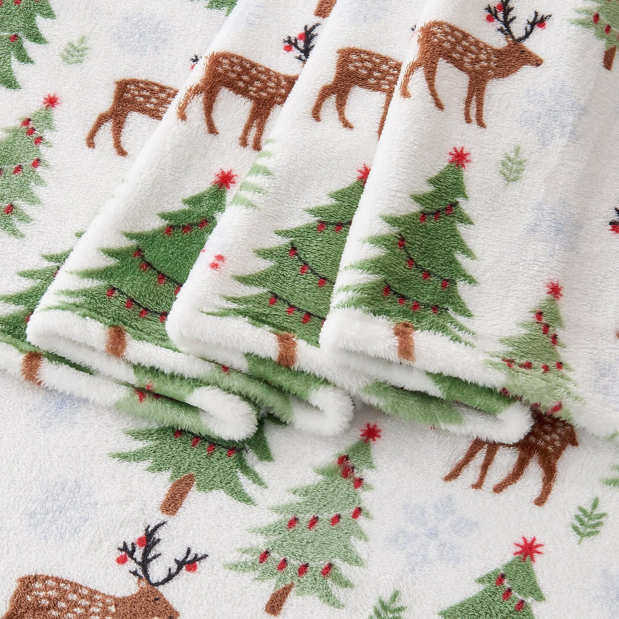 4-Piece Printed Plush Sheet - Velvet Luxe Collection-Sheets-Parc Decor