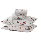 4-Piece Printed Plush Sheet - Velvet Luxe Collection-Sheets-Parc Decor