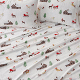 4-Piece Printed Plush Sheet - Velvet Luxe Collection-Sheets-Parc Decor