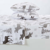 4-Piece Printed Plush Sheet - Velvet Luxe Collection-Sheets-Parc Decor