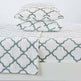 4-Piece Printed Plush Sheet - Velvet Luxe Lattice Collection-Sheets-Parc Decor