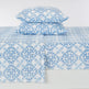 4-Piece Printed Plush Sheet - Velvet Luxe Lattice Collection-Sheets-Parc Decor