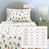 4-Piece Turkish Cotton Christmas Flannel Sheet - Whittaker Collection-Sheets-Parc Decor