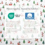 4-Piece Turkish Cotton Christmas Flannel Sheet - Whittaker Collection-Sheets-Parc Decor