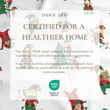 4-Piece Turkish Cotton Christmas Flannel Sheet - Whittaker Collection-Sheets-Parc Decor