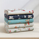 4-Piece Turkish Cotton Christmas Flannel Sheet - Whittaker Collection-Sheets-Parc Decor