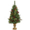 4’ Pine, Pinecone and Berries Artificial Christmas Tree in Decorative Urn-Christmas Tree-Parc Decor