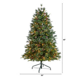 4’ Snowed Tipped Clermont Pine Artificial Christmas Tree-Christmas Tree-Parc Decor
