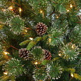 4’ Snowed Tipped Clermont Pine Artificial Christmas Tree-Christmas Tree-Parc Decor