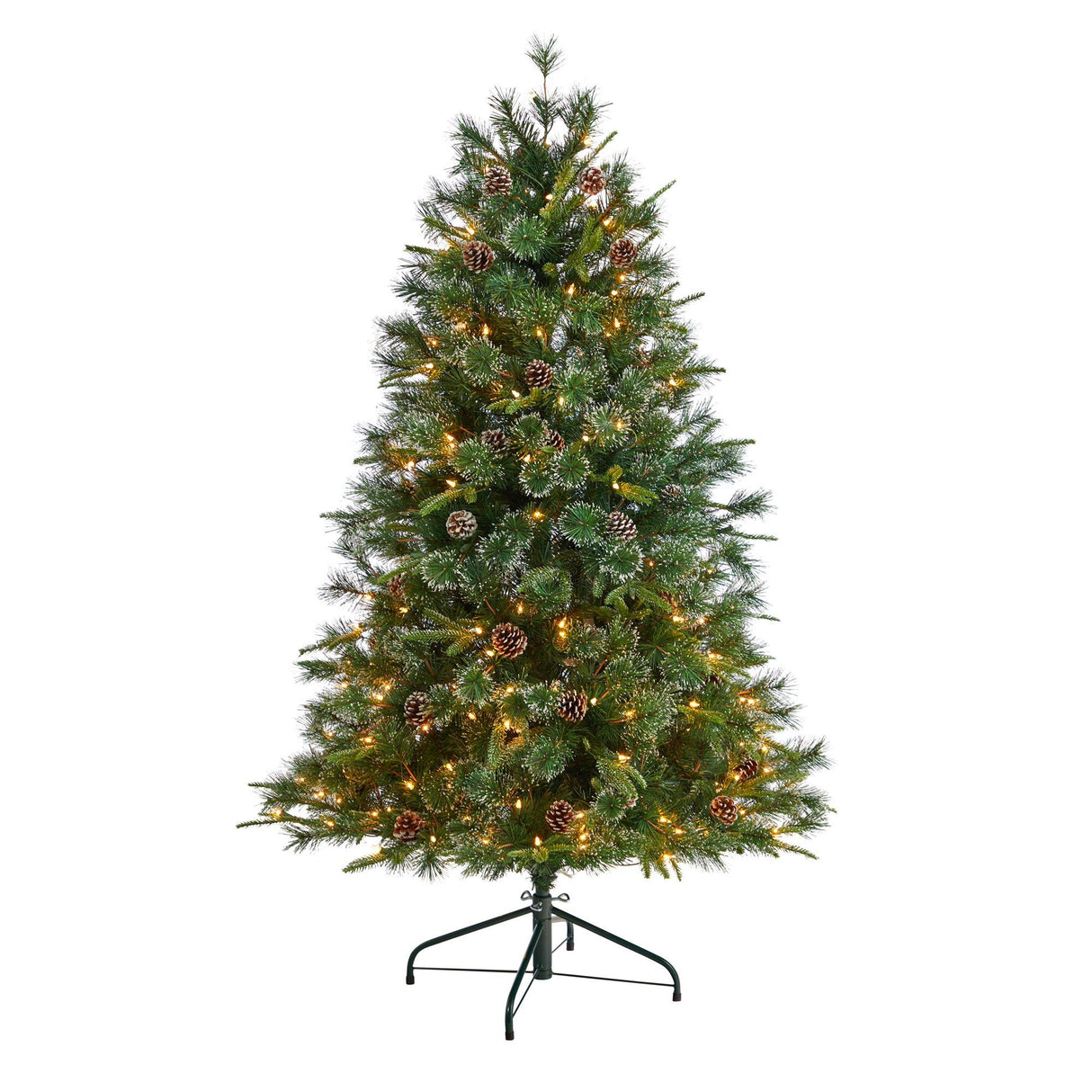 4’ Snowed Tipped Clermont Pine Artificial Christmas Tree-Christmas Tree-Parc Decor
