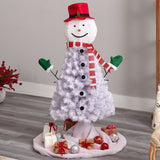 4’ Snowman Artificial Christmas Tree with 234 Bendable Branches-Christmas Tree-Parc Decor