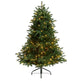 4’ South Carolina Spruce Christmas Tree with 200 White Warm Lights and 848 Bendable Branches-Christmas Tree-Parc Decor